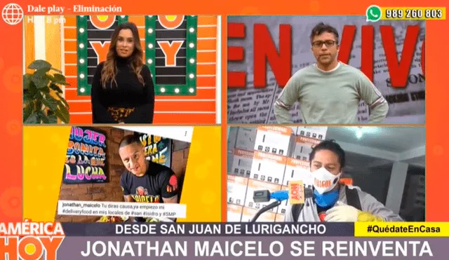 Jonathan Maicelo confiesa que extraña a su hijo y no puede visitarlo en Estados Unidos por la cuarentena