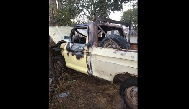 Quemaron la camioneta de un bombero porque pensaron que tenía coronavirus. Foto: La Crónica