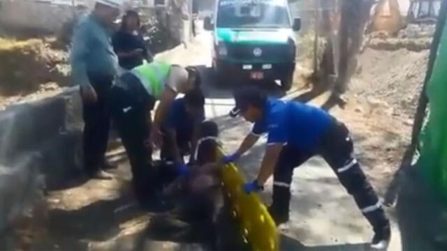 Arequipa: Presunto colombiano provoca disturbios en hospital tras ser golpeado [VIDEO]
