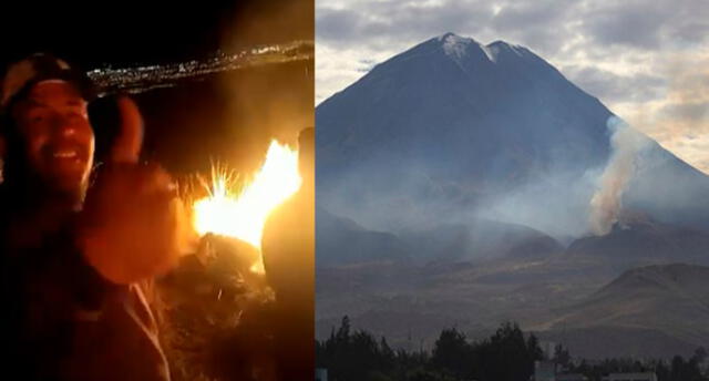 Dos días costó apagar incendio forestal provocado por jóvenes en Arequipa.