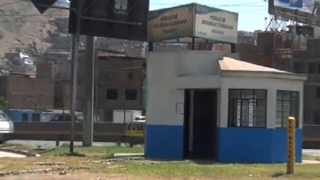 El Agustino: casetas de seguridad abandonadas pese a inseguridad [VIDEO]