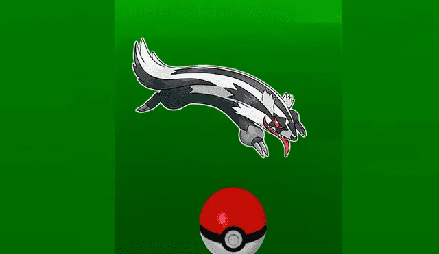 Linoone, evolución de Zigzagoon, en su forma galar en Pokémon GO.