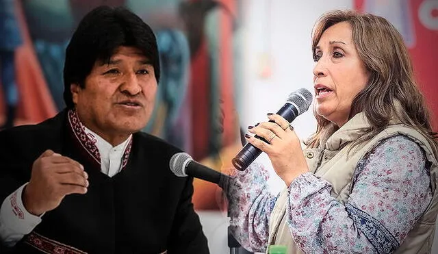 Evo Morales criticó Gobierno de Dina Boluarte, por lo que la mandataria evalúa su ingreso al Perú. Foto: composición LR
