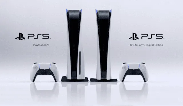 PlayStation 5 llegará en una versión con lector de discos y otra para juegos digitales. Foto: PlayStation.