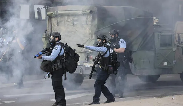 Las protestas por la muerte del afroamericano George Floyd también se extendieron a la Casa Blanca. Foto: EFe.