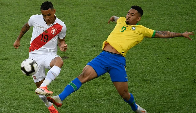 Yoshimar Yotún tuvo elogiable gesto con Luis Abram al término de la final de la Copa América 2019.