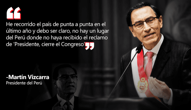 Las frases que dejó el mensaje a la nación del presidente Martín Vizcarra [FOTOS]