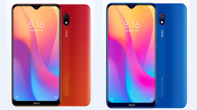 Xiaomi Redmi 8A cuenta con 6,22 pulgadas de panel IPS LCD.