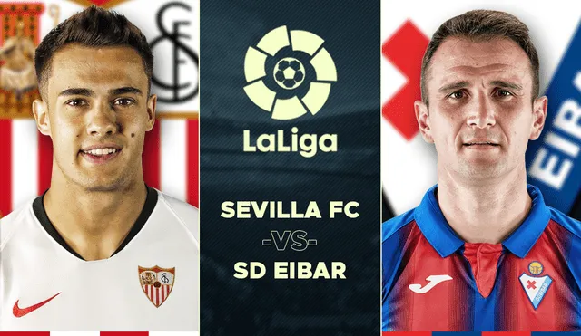 Sevilla vs Eibar por LaLiga Santander. | Foto: Composición GLR/Gerson Cardoso