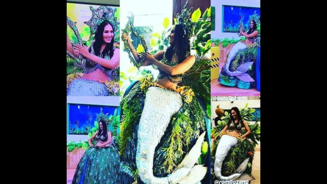 Miss Universo 2018: Romina Lozano se convirtió en 'sirena de río' en desfile de traje típico