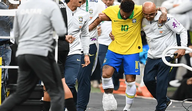 Neymar enseñó el terrible estado de su tobillo derecho por Instagram [FOTO]