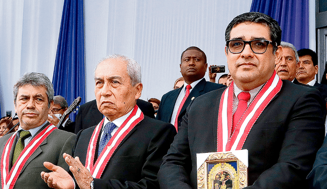 Tomás Gálvez, Pedro Chávarry y Víctor Rodríguez Monteza son investigados por caso Los Cuellos Blancios del Puerto y son parte de la Junta de Fiscales Supremos. Foto: La República.