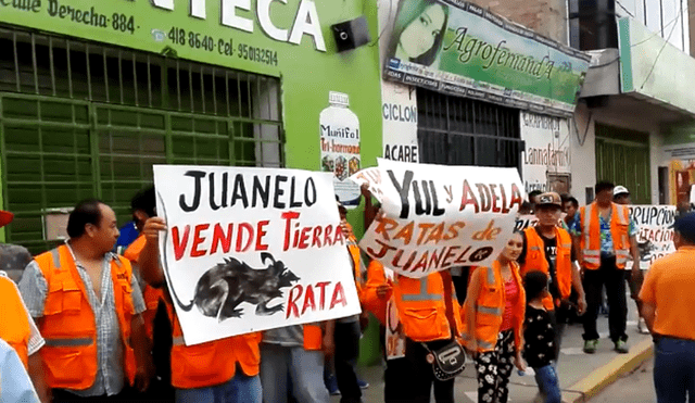 Huaral: pobladores lanzan huevos a pre candidato de Fuerza Popular [VIDEO]