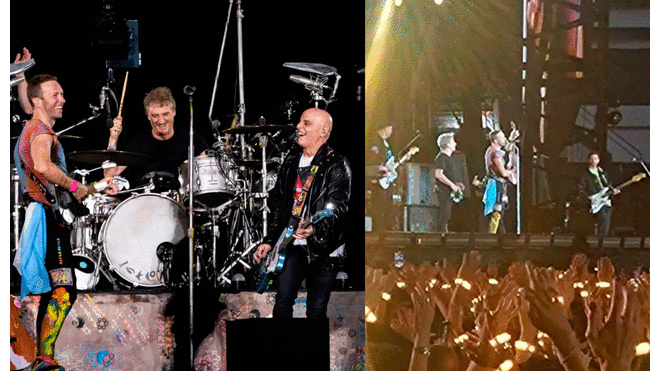 Coldplay y Soda Stereo cantaron juntos en show de Argentina. Foto: composición LR/La Nación/Twitter