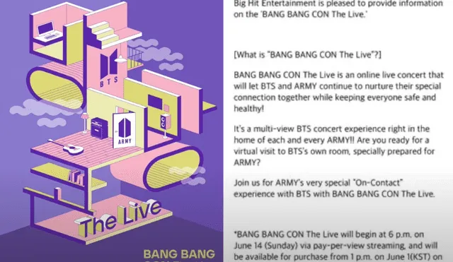 Todos sobre el concierto de BTS en BANG BANG CON The Live.