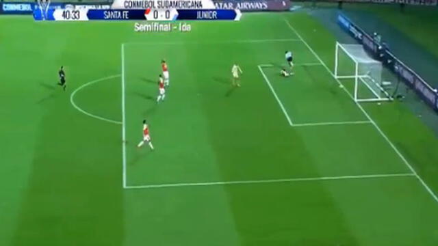 Santa Fe vs Junior: mira el gol de Teófilo Gutierrez para el 1-0 del 'Tiburón' [VIDEO]