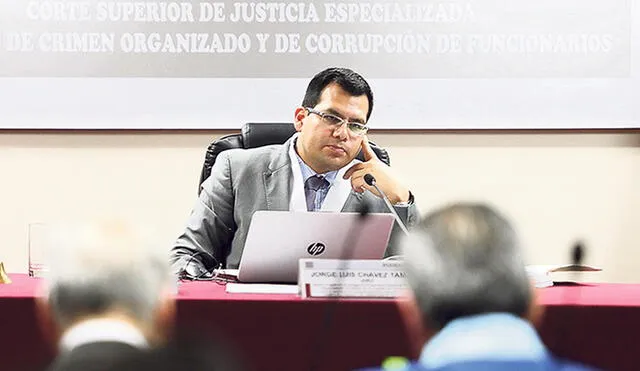 Audiencia. El juez Jorge Chávez evaluará el 23 de diciembre las pruebas ofrecidas por la Fiscalía.