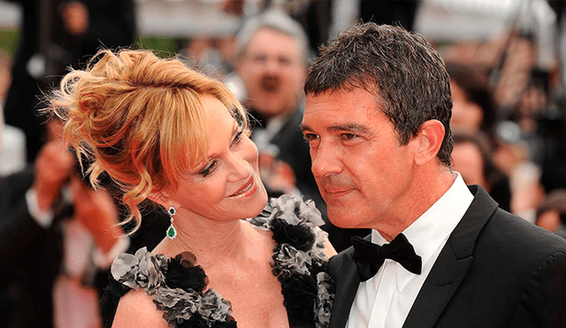 Melanie Griffith felicita a Antonio Banderas por nominación a los Premios Oscar