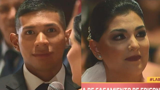 Edison Flores y Ana Siucho contrajeron matrimonio durante ceremonia en vivo