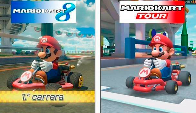 Los usuarios de Mario Kart Tour superaron a los de Mario Kart 8 Deluxe, que tiene más de dos años en el mercado.