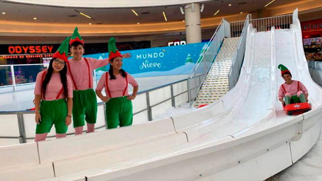 El primer tobogán de hielo en Lima ofrecerá entradas gratis a los primeros 100 niños.