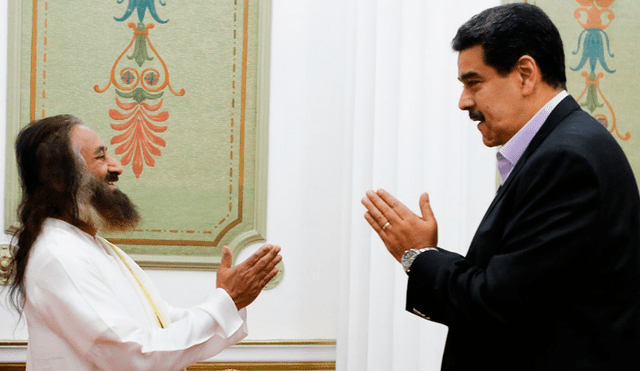 ¿Quién es Ravi Shankar? el polémico gurú que Maduro contrató para mediar con la oposición