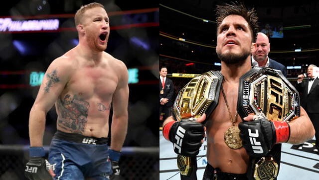 Justin Gaethje y Henry Cejudo fueron los protagonistas del UFC 249. Foto: Compisición