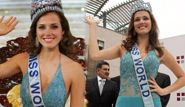 Maju Mantilla y su paso por el Miss Mundo 2004. Foto: AFP/ Difusión