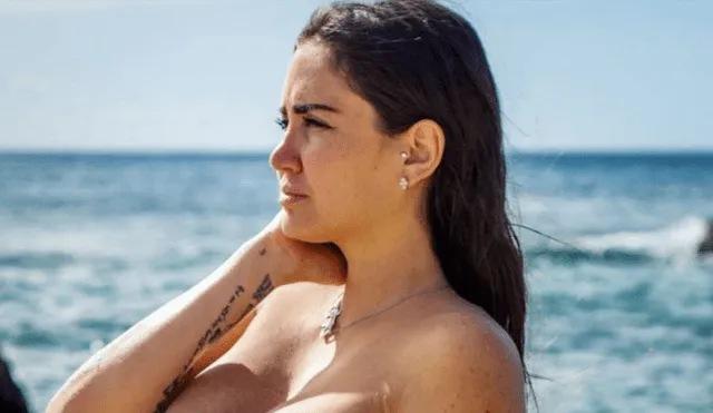 Celia Lora sorprende a fanáticos con infartante desnudo para mostrar sus tatuajes