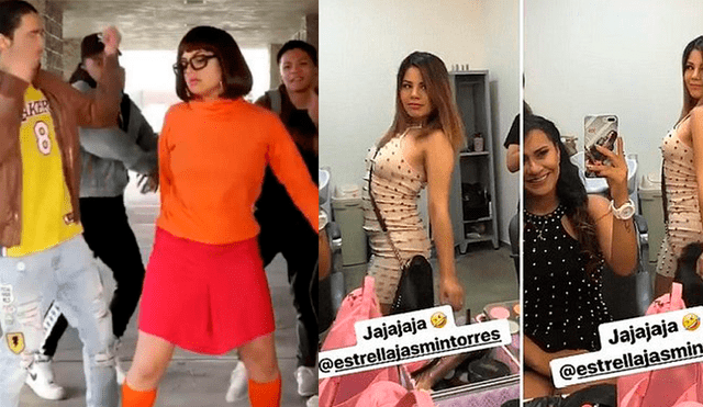 Vía Instagram: Estrella Torres baila 'Scooby Doo PaPa' y es grabada por Thamara Gómez
