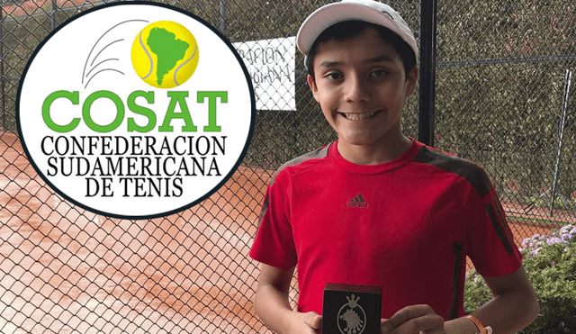 Tenis: Stefano Chappuis, de 14 años, triunfó en el torneo COSAT de Bogotá