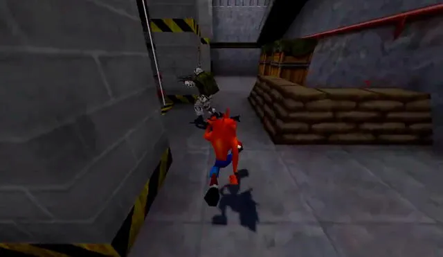 El mod de Crash Bandicoot en Half-Life fue hecho por el usuario MabelFire_. Foto: Twitter