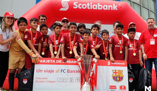 Scotiabank presentó a los ganadores del Campeonato Nacional de Fútbol Infantil Scotiabank 2018