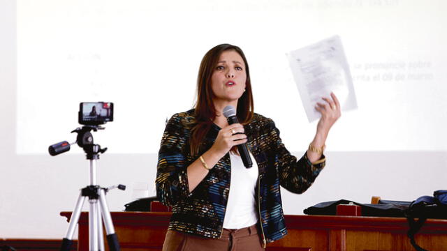 Gobernadora de Arequipa sostiene que ruido político amenaza Majes II [VIDEO]
