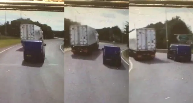 Facebook Viral: Quiso adelantarse a un camión y todo terminó en tragedia [VIDEO]