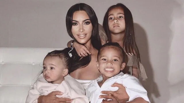 Kim Kardashian difunde travesura de sus hijos