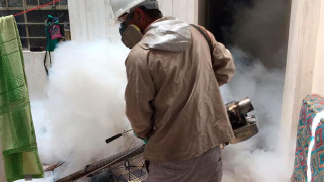 Fumigaron 242 viviendas en Chiclayo para frenar propagación del dengue. Créditos: La República.