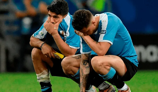 Luis Suarez lloró tras fallar el primer penal del Perú vs. Uruguay por cuartos de final de la Copa América 2019. | Foto: AFP