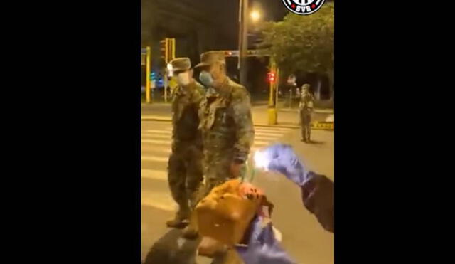 Hinchada de Alianza Lima compartió video de militares en plena cuarentena. Foto: Facebook