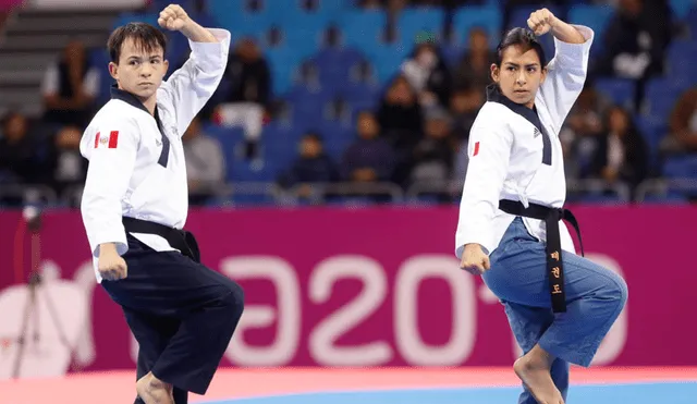 Ariana Vera y Renzo Saux expresaron su felicidad tras obtener la medalla de bronce en los Juegos Panamericanos Lima 2019.