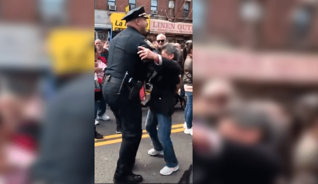 Youtube viral: Policía baila bachata con anciana en plena calle y causa furor en las redes [VIDEO]