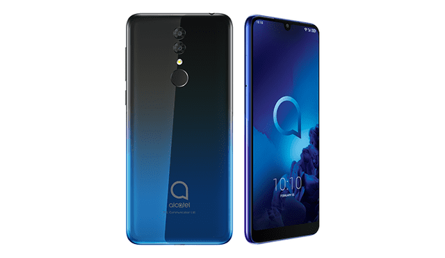 El Alcatel 3 (2019) incluye en su cámara funciones como AI Imaging Scene, Emojis AR y Google Lens.