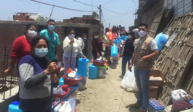 Organización peruana Caritas junto con CRS buscan ayudar a las familias vulnerables de región Lima y San Martín. Foto: Caritas.