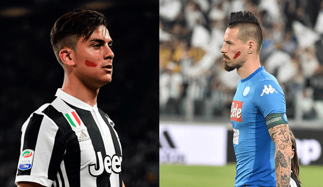 Personajes de la Liga Italiana de Fútbol se pintan el rostro de rojo por grandiosa razón