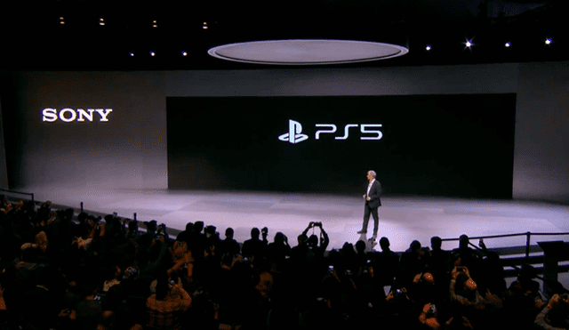 Presentación del logo oficial de PS5 en el CES 2020.