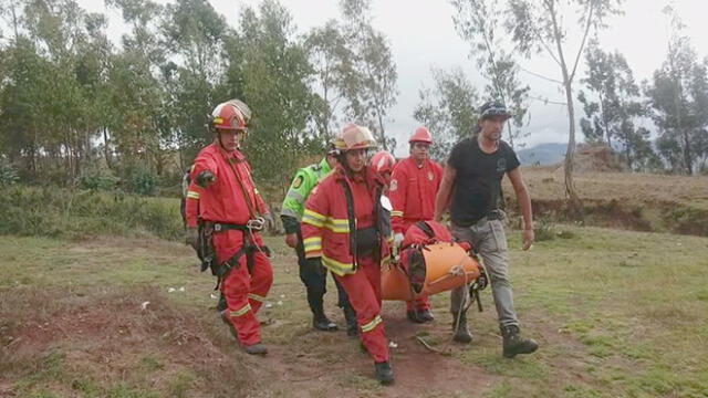 Catedrático y piloto sufren accidente de parapente en Cusco