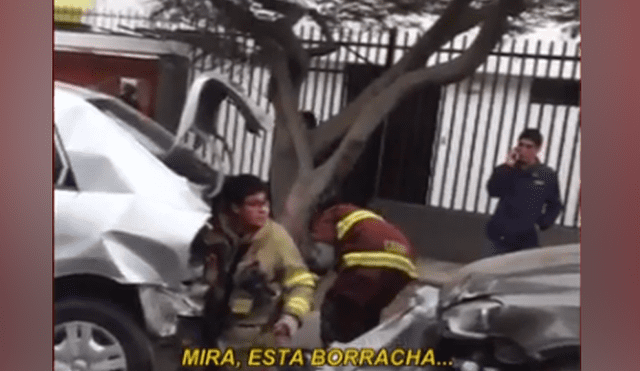 Pueblo Libre: ocasionó accidente y, en su intento de fuga, atropelló dos bomberos [VIDEO]
