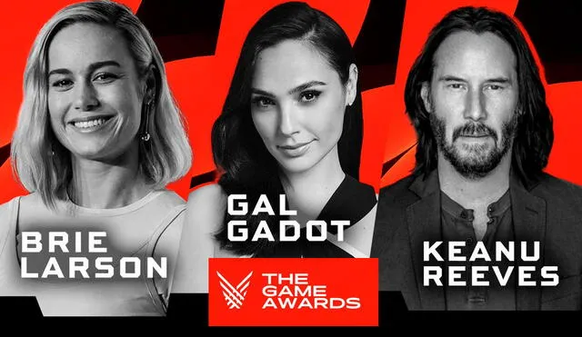 Keanu Reeves, Christopher Nolan, Gal Gadot, Brie Larson y más. Estos son todos los invitados confirmados a The Game Awards 2020. Foto: The Game Awards, composición