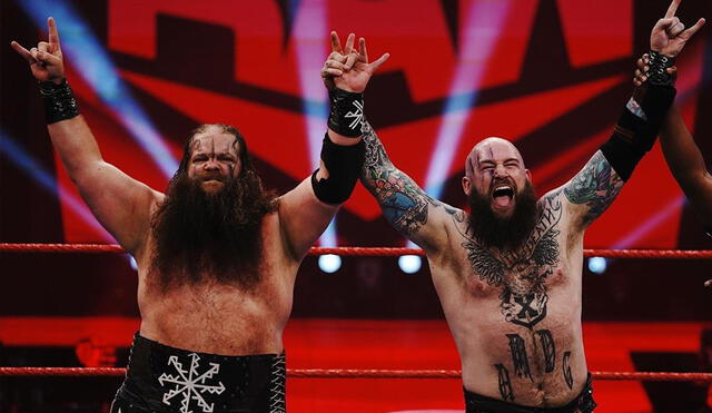 The Viking Raiders vencieron a The Street Profits HOY en Monday Night Raw. Foto: WWE