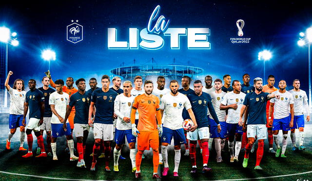 Les Bleus estarán en el Grupo D. Foto: Twitter de la selección francesa